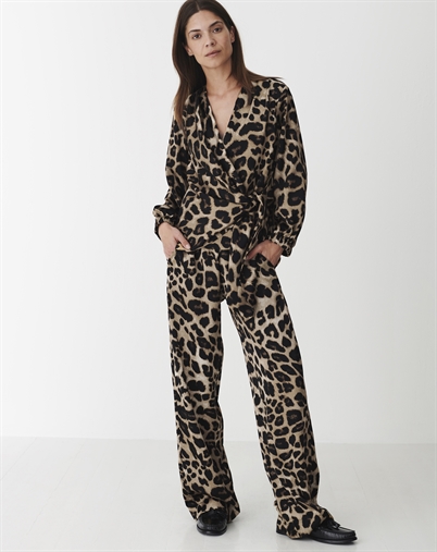 KARMAMIA Copenhagen - Elena Bluse - Hammered Leopard